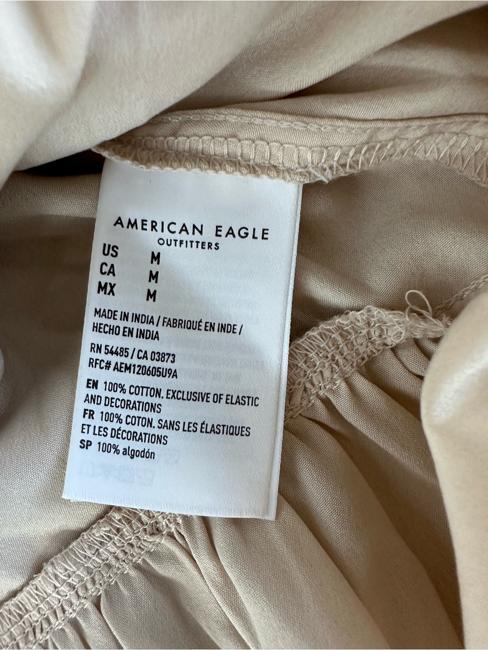 American Eagle Cut-Out 100% Cotton Midi Dress Size Medium - Picture 5 of 5